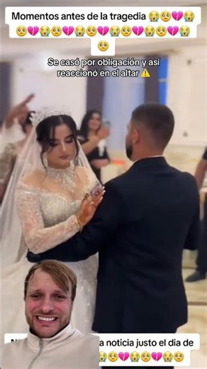 Se casó por obligación y así reaccionó en el altar ⚠️ #reaccion