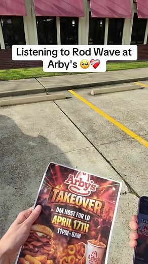 rod wave at arby's is awesome #rodwave #arbys @Arbys | arbys
