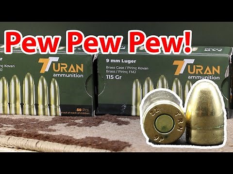 9x19mm, 115gr FMJ, Turan