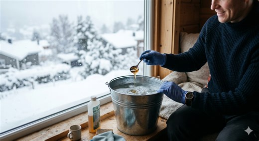 One spoonful in your cleaning water: The window washing tweak that keeps glass clear longer in winter