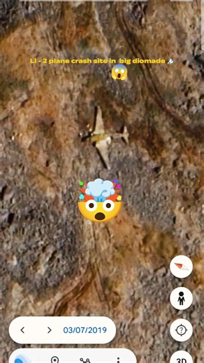 I found a crashed plane LI -2 ✈️ on google earth 🌏 #googleearth #googlemaps