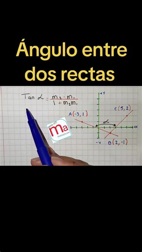 Ángulo entre Dos Rectas: Cálculos y Conceptos