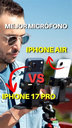 Which has the BETTER microphone? iPhone Air or iPhone 17 Pro? Check out this test 🎙️💥