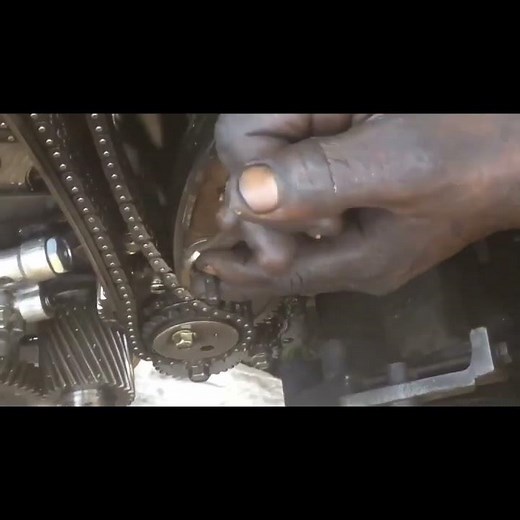 Mitsubishi 4m40 - How to install Timing Chain