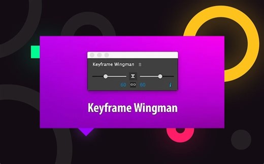 【AE脚本 | 中文字幕】关键帧曲线调节工具Keyframe Wingman使用教程