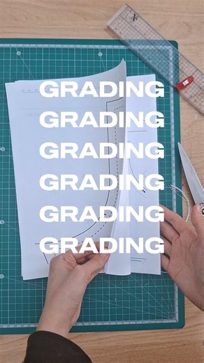 Easily grading a skirt #sewing #craft #diy #sewingpatterns