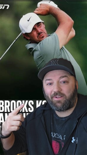 Brooks Koepka first PGA event coming back from LIV!!!!!!! #shorts #golf #pga