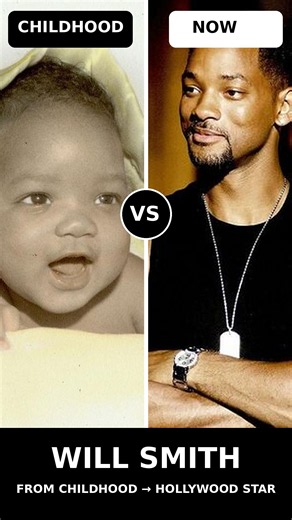 Will Smith: From Childhood to Hollywood Star 🤯 | Then vs Now #shorts