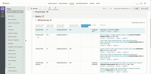 【Reaxys中实用案例—物质相关】化合物检索与理化性质
