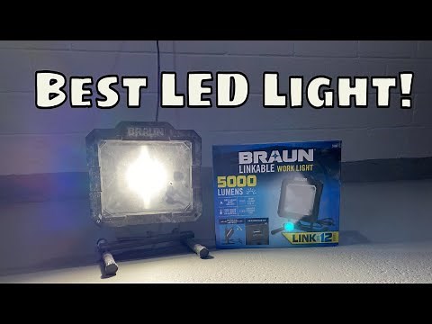Best LED Work Light { Harbor Freight Braun 5000 Lumen }