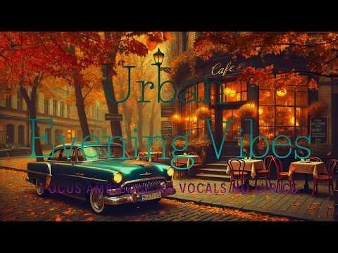 Night City Cafe Ambience | Calm Urban Background #cozynights