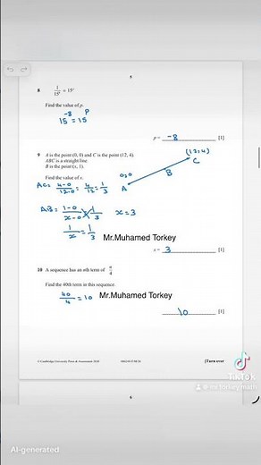 0862/1/F/m/26 Cambridge IGCSE Lowersecandary Maths Paper 1 Full Solution #exam #education
