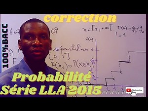 Probabilité : Correction bacc 2015