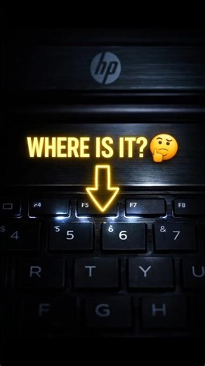 How to FINALLY Turn On Your HP Keyboard Light! ✨ #howto #windows #shortcut #shorts