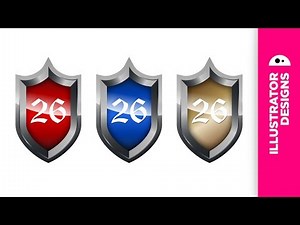 Design a shiny crest // Adobe Illustrator CS5