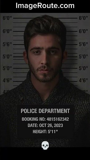 AI-Generated Vintage Mugshot Backgrounds Made Easy