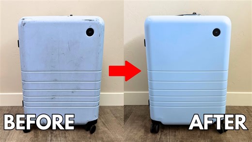 The Best Way to Clean Your Suitcase!