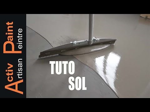 TUTO SOL comment faire un RAGREAGE de sol autolissant autonivelant ACTIV PAINT PRO