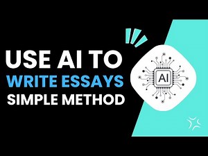 How To Use Ai To Write Essays !