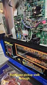 A quick walk through of funhouse #pinball #arcade #retrogaming