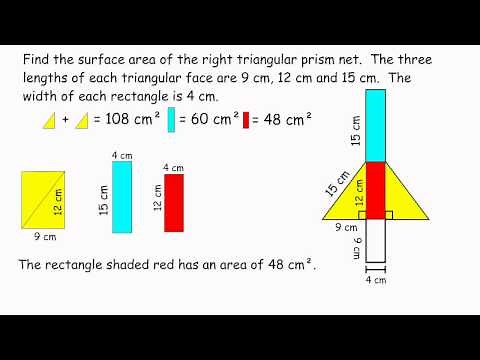 Surface Area Of Triangular Prisms