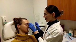 Botox for Frown Lines Demonstration
