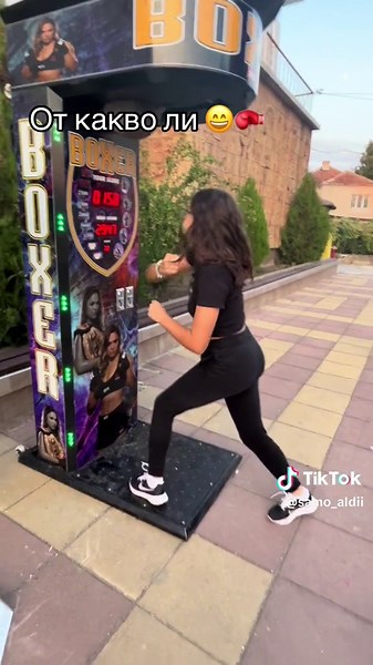 Exciting Punching Bag Arcade Game Experience