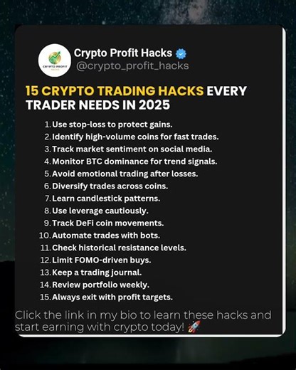 15 Crypto Trading Hacks Every Trader Needs in 2025