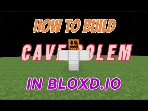 How to build Cave Golems in Bloxd.io