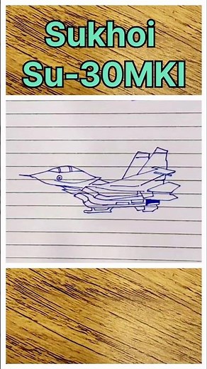 How to draw #sukhoisu30mki #jet #airforce #art #drawing #military #shorts #trending #viralvideo