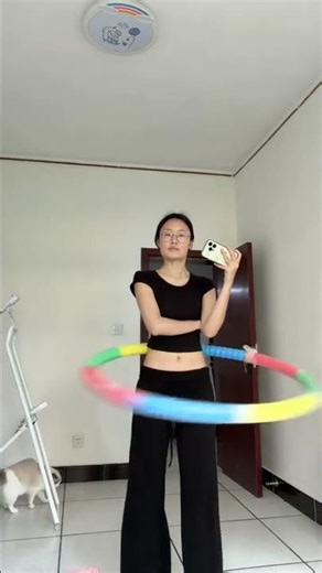 姐妹们，想要小蛮腰？终身尝试呼啦圈吧