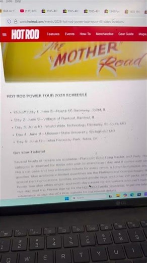 Hot Rod Power Tour is heading down Route 66 for the 100th Anniversary of the Mother Road