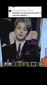 Minecraft Pixel Art Jimin 🎨💜