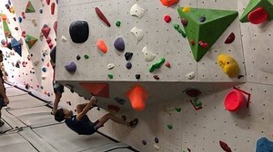 28 reactions | Here’s a route beta for a new V4 set by Moses! Demo: @josh.lew21 | Kinetics Climbing | Facebook