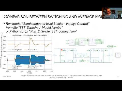 SIMBA Conf 2024 #5: System Level Modelling and Continuous Time Simulation of MVDC Microgrids