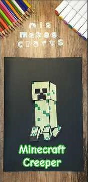 How To Draw A Creeper From Minecraft 👻🟢 | Drawing Tutorial
