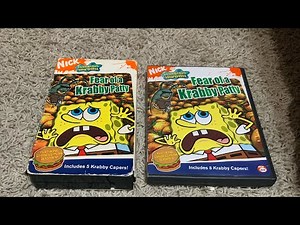 Review SpongeBob SquarePants fear of a krabby patty on VHS and DVD from 2005