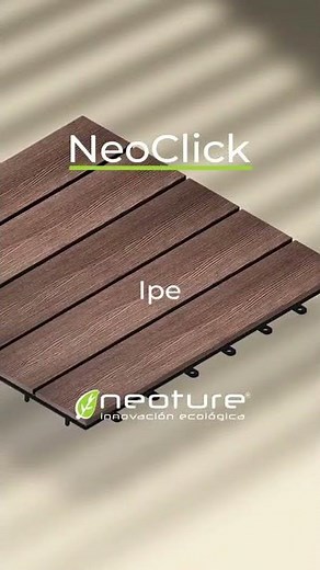 SUELO COMPOSITE PARA JARDIN: ⭐️Baldosa madera para jardines y terrazas, ANTIDESLIZANTE⭐️