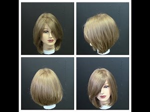 Women's Medium Length Haircut Tutorial with Face Frame