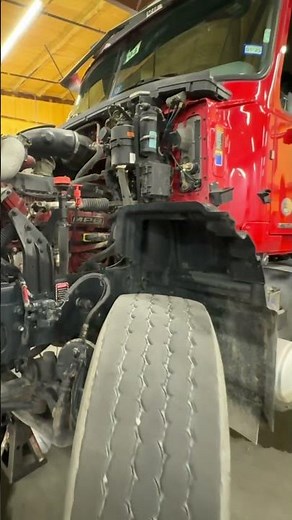 Mack Dump Truck With MP8 Engine. After treatment Service and Maintenance.