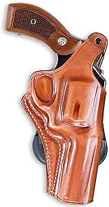Barsony Desert Sand OWB Holster for S&W K&L Frame Right