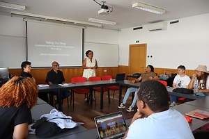 Storytelling training with Joe Brewster and Michèle Stephenson