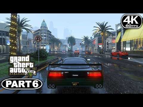 GRAND THEFT AUTO V ENHANCED EDITION Gameplay Walkthrough Part 6 - PC 4K 60FPS No Commentary