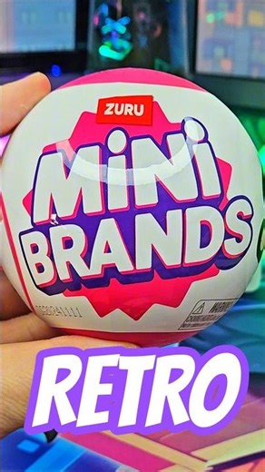 📼 MINI-BRANDS RETRO SURPRISE CAPSULE UNBOXING ✨️ #ASMR #asmrunboxing #minibrands #shorts