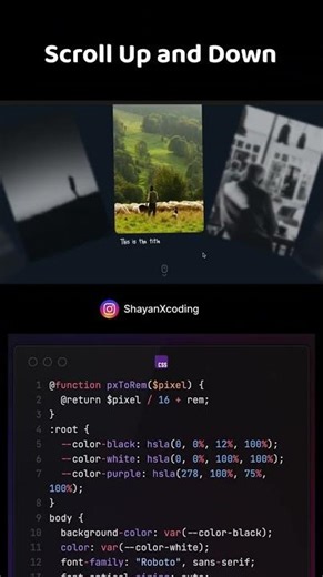 Scroll Animation Gallery Using HTML CSS & JavaScript | Modern On Scroll Effect #shayanxcoding