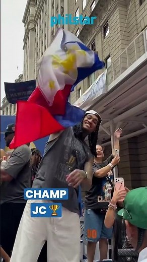 Jordan Clarkson raises Philippine flag at New York Knicks’ 2026 NBA championship parade