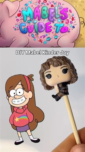 Gravity Falls Funko Pop Mabel Pines from Nancy Stranger Things Kinder Joy toy DIY