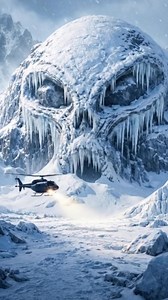 Do you think aliens are real? Scientists researching wildlife and nature in Antarctica have discovered a hidden cave resembling a giant alien head. #Antarctica #wildlife #nature #hidden #cave | Defineye Giden Yol - The way to The Treasure