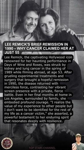 Lee Remick's Brief Remission in 1990 – Why Cancer Claimed Her at Just 55
