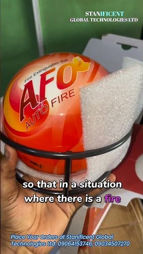 This Ball Can Stop Fire in Seconds - AFO Fire Extinguisher Ball Review